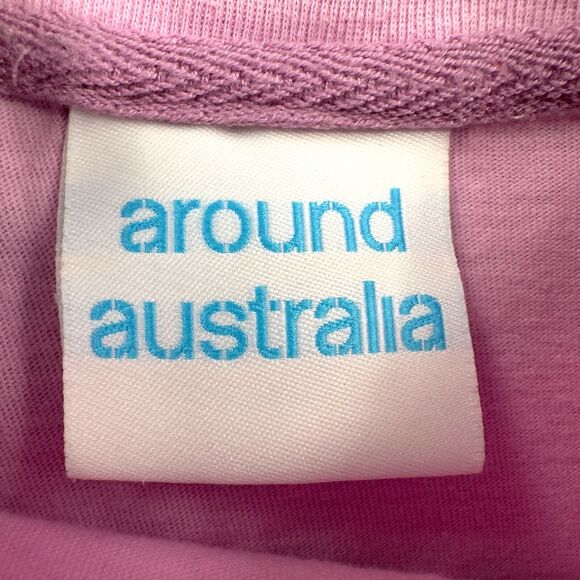 Around Australia Vintage Pink Koalas Australia Print Graphic Tee T-Shirt Size 4 - Picture 3 of 7
